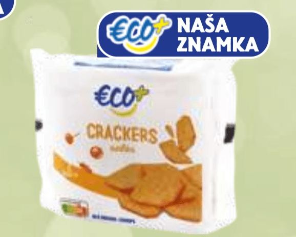 Slani krekerji 2x 100 g Eco - Akcija v trgovini E.Leclerc