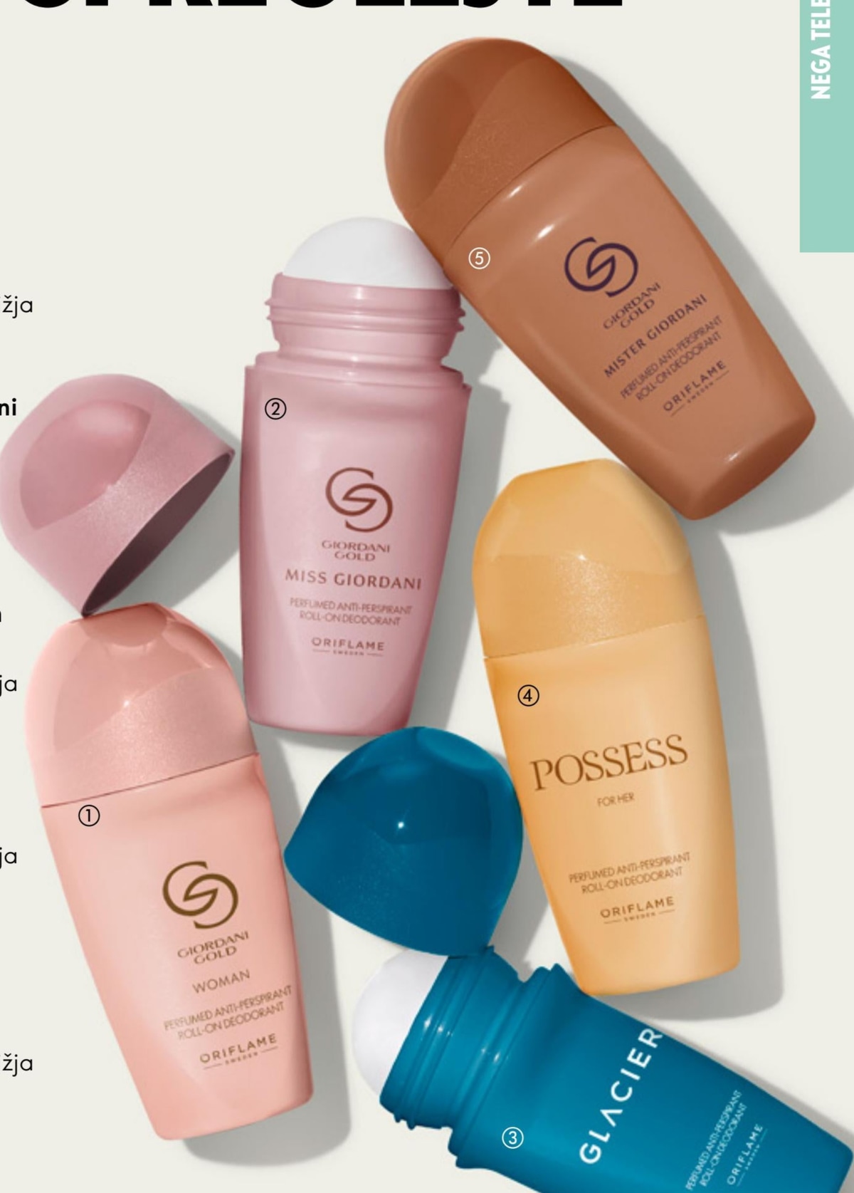 Oriflame Giordani Gold Woman odišavljen antiperspirant deodorant s kroglico 50 ml - Akcija v trgovini Oriflame