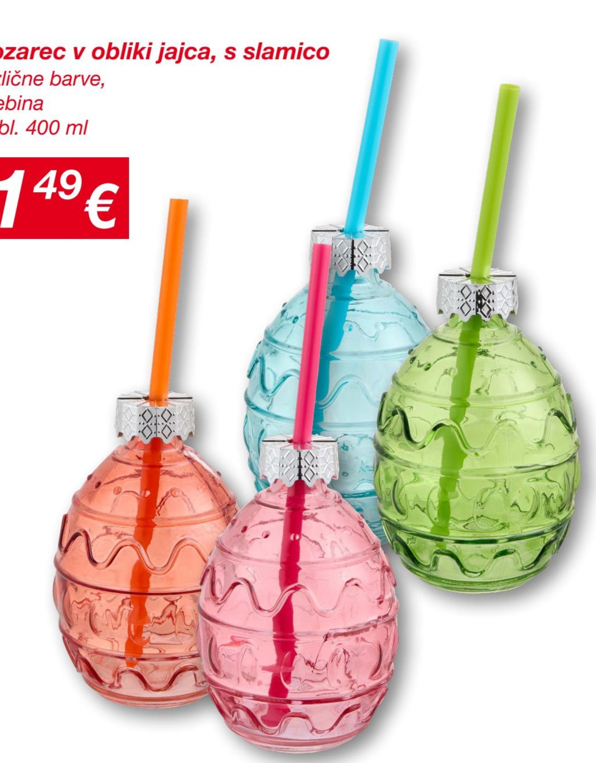 Kozarec v obliki jajca - Akcija v trgovini Kik
