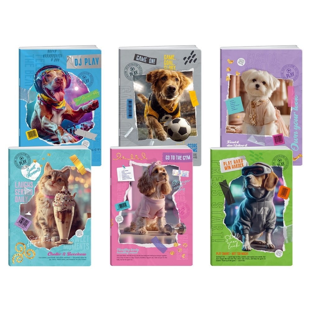 Zvezek Fuzzy Pets A4, 60 listi Akcija v trgovini Spar