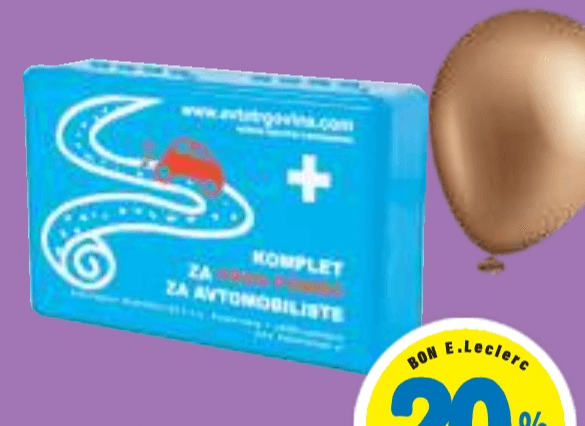 Prva pomoč za avtomobiliste - Akcija v trgovini E.Leclerc