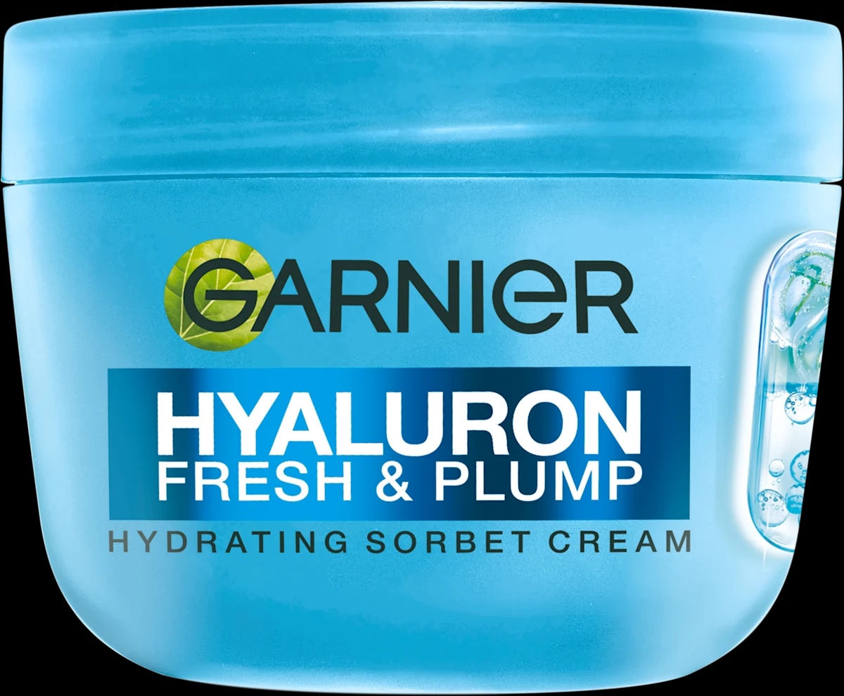 Garnier Hyaluron Fresh & Plump vlažilna sorbet krema za obraz 85 ml - Akcija v trgovini Dm