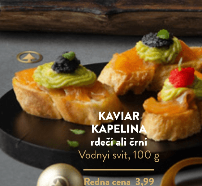 Kaviar Kapelina 100 g Vodnyi svit - Akcija v trgovini Spar