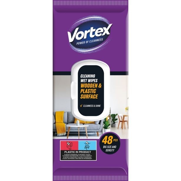 Čistilni robčki Vortex 48/1 Akcija v trgovini Tuš