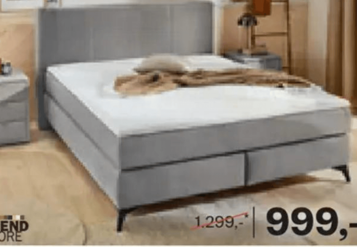 Boxspring postelja - Akcija v trgovini Rutar