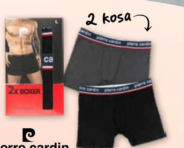 Pierre Cardin moške boxer hlače 2 kosa Akcija u trgovini Spar