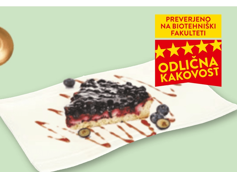 Borovničeva pita 140 g - Akcija v trgovini Spar