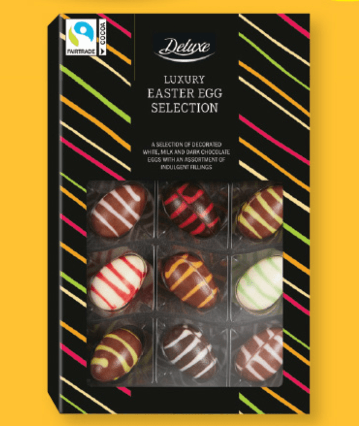 Deluxe Izbor pralin iz bele/mlečne in temne čokolade 185 g - Akcija v trgovini Lidl