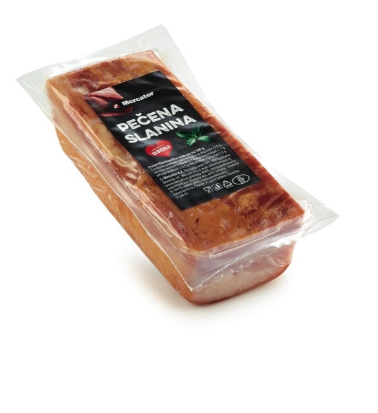 Pečena slanina Mercator - Akcija v trgovini Mercator