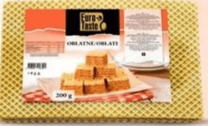 Oblati-vafelj 200 g - Akcija v trgovini Eurospin