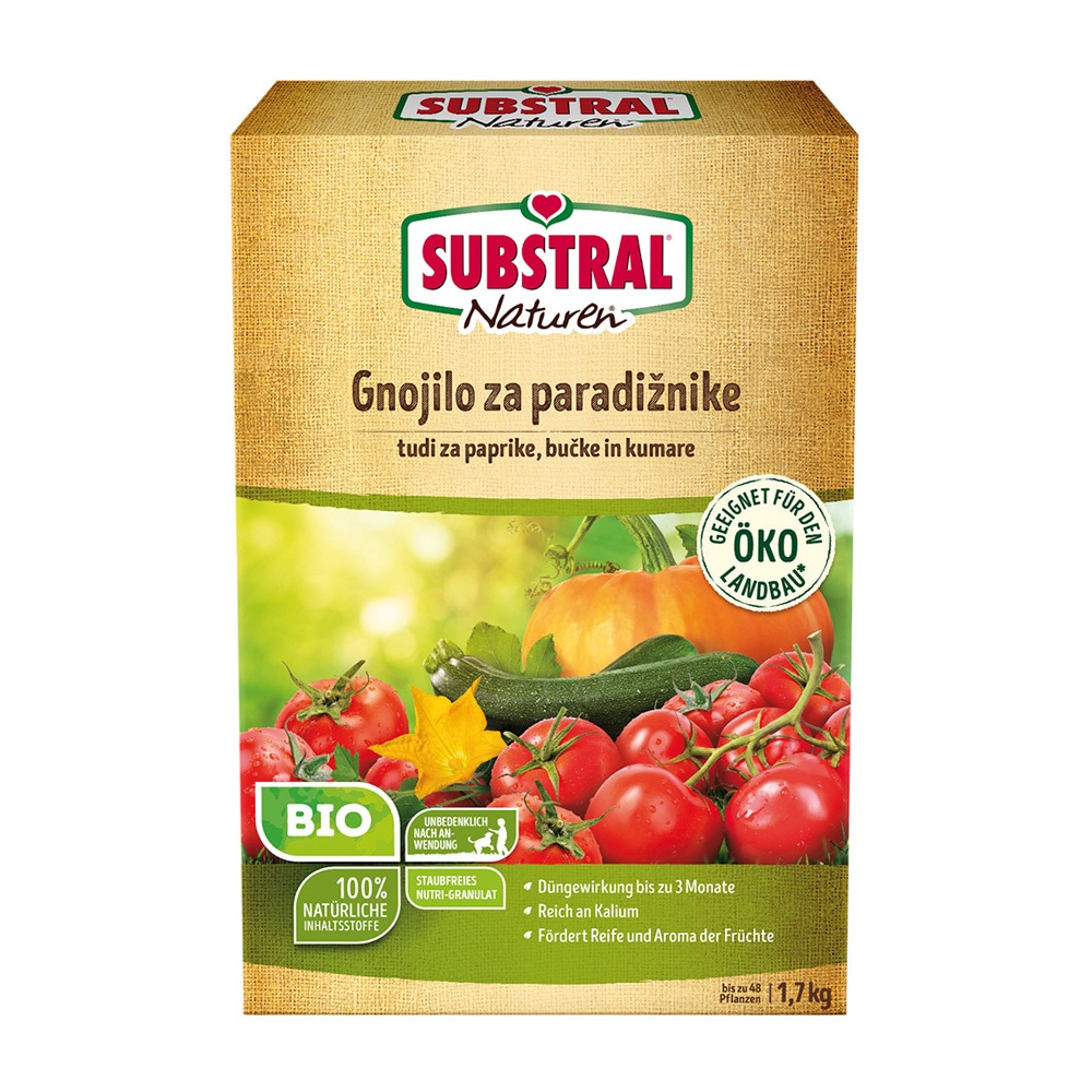 Substral Bio gnojilo za paradižnike in plodovke 1,7 kg - Akcija v trgovini Merkur