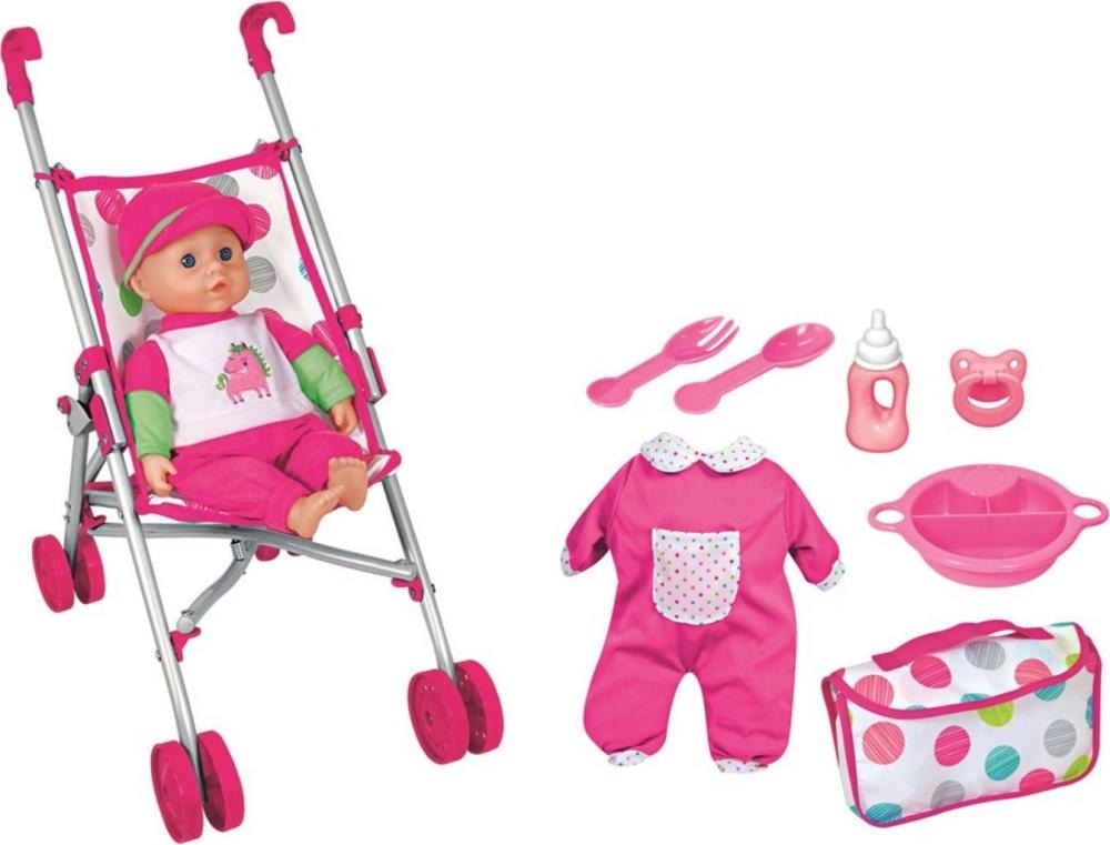 Buggy Set pribl. 33 cm TOY PLACE - Akcija v trgovini Mueller