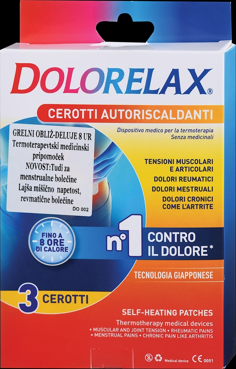 Dolorelax grelni obliži 3 kosi Akcija v trgovini Dm