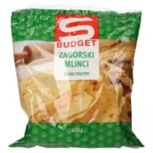 Zagorski mlinci pakirano, 400 g S-BUDGET - Akcija v trgovini Spar