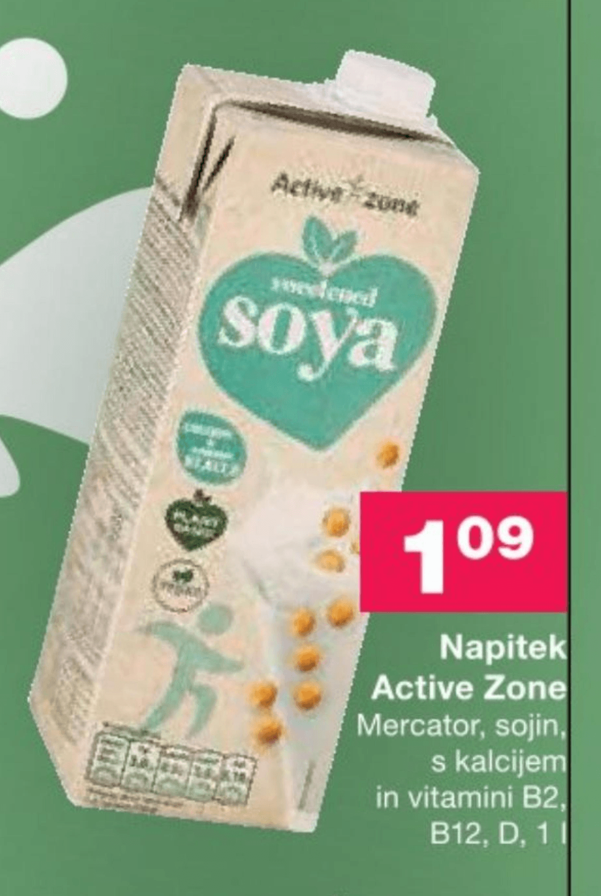 Active Zone Napitek 1 l - Akcija v trgovini Mercator