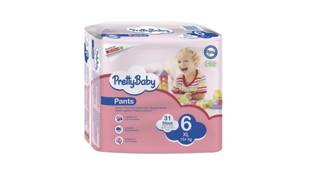 Plenice ali hlačne plenice Pretty Baby - Akcija v trgovini Spar