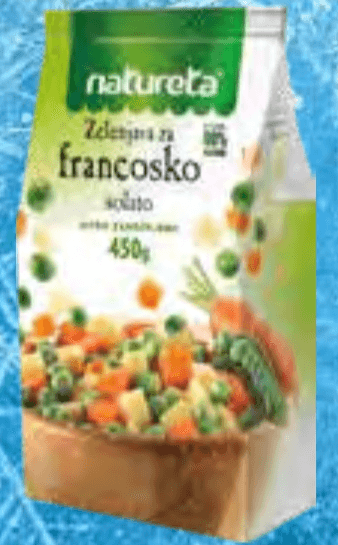 Zelenjava za francosko solato 450 g NATURETA - Akcija v trgovini Mercator