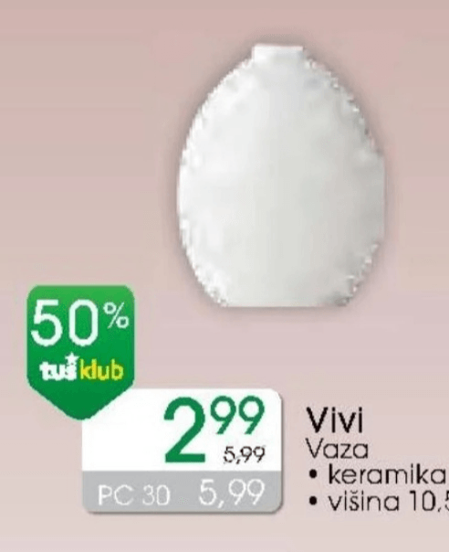 Vivi Vaza - Akcija v trgovini Tuš