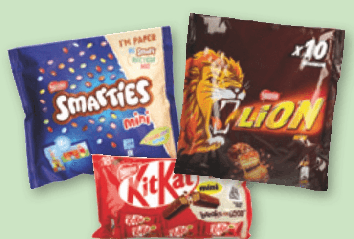Čokoladni Prigrizki od 198 g do 301 g Kit Kat, Smarties ali Lion - Akcija v trgovini Spar