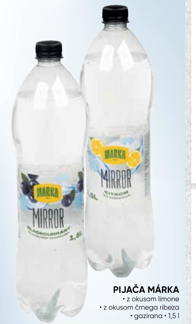 Pijača Márka 1,5 l - Akcija v trgovini Tuš