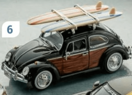 VW Hrošč s surf desko Volkswagen - Akcija v trgovini Mueller