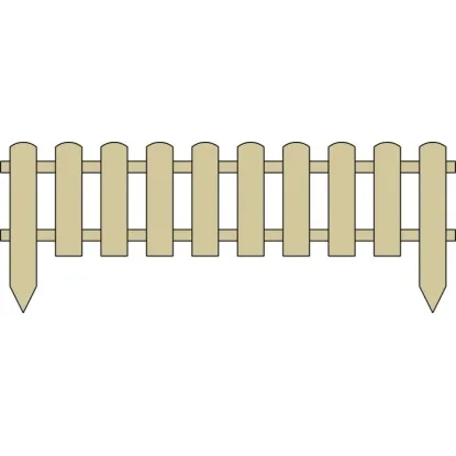 Vtična ograja 30/45 x 120 cm - Akcija v trgovini Obi