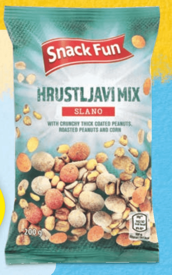 Snack Fun Hrustljavi Mix 200 g - Akcija v trgovini Hofer