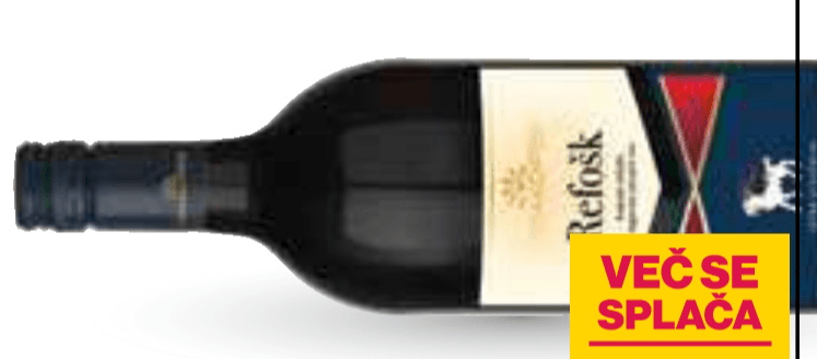 Refošk 1 l Vinakoper - Akcija v trgovini Mercator
