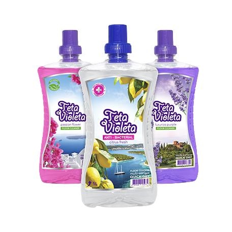Violeta Komplet čistil za tla in steklo 1.75 L - Akcija v trgovini Lidl