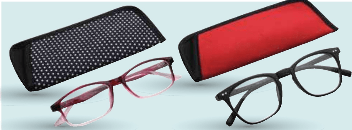 Bralna očala z etuijem - Akcija v trgovini Mercator
