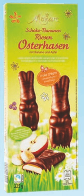 MONARC Čokoladni zajčki s polnilom 250 g/225 g - Akcija v trgovini Hofer