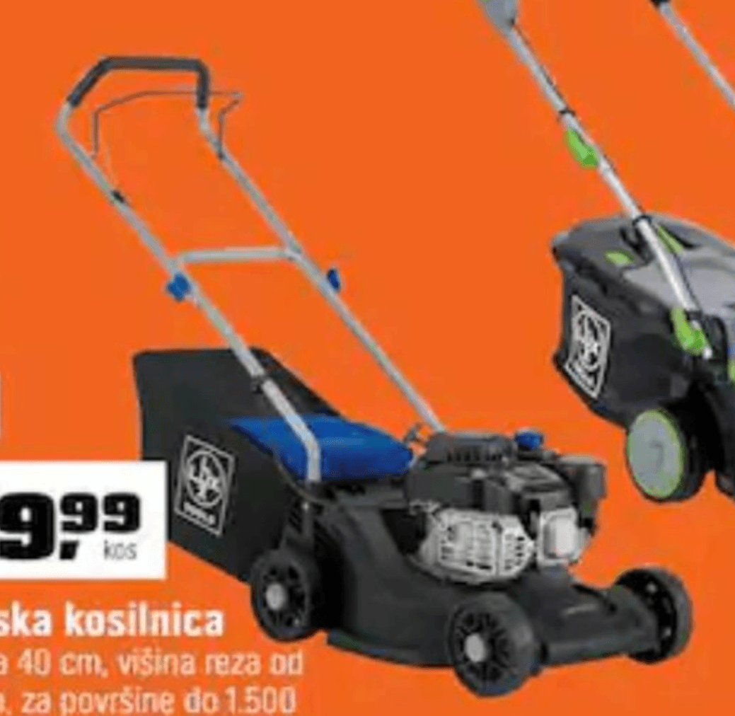 Bencinska kosilnica Lux-Tools - Akcija v trgovini Obi
