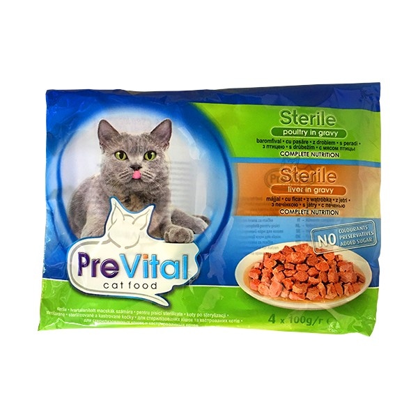 PreVital Hrana za mačke 4 x 100 g - Akcija v trgovini Jager