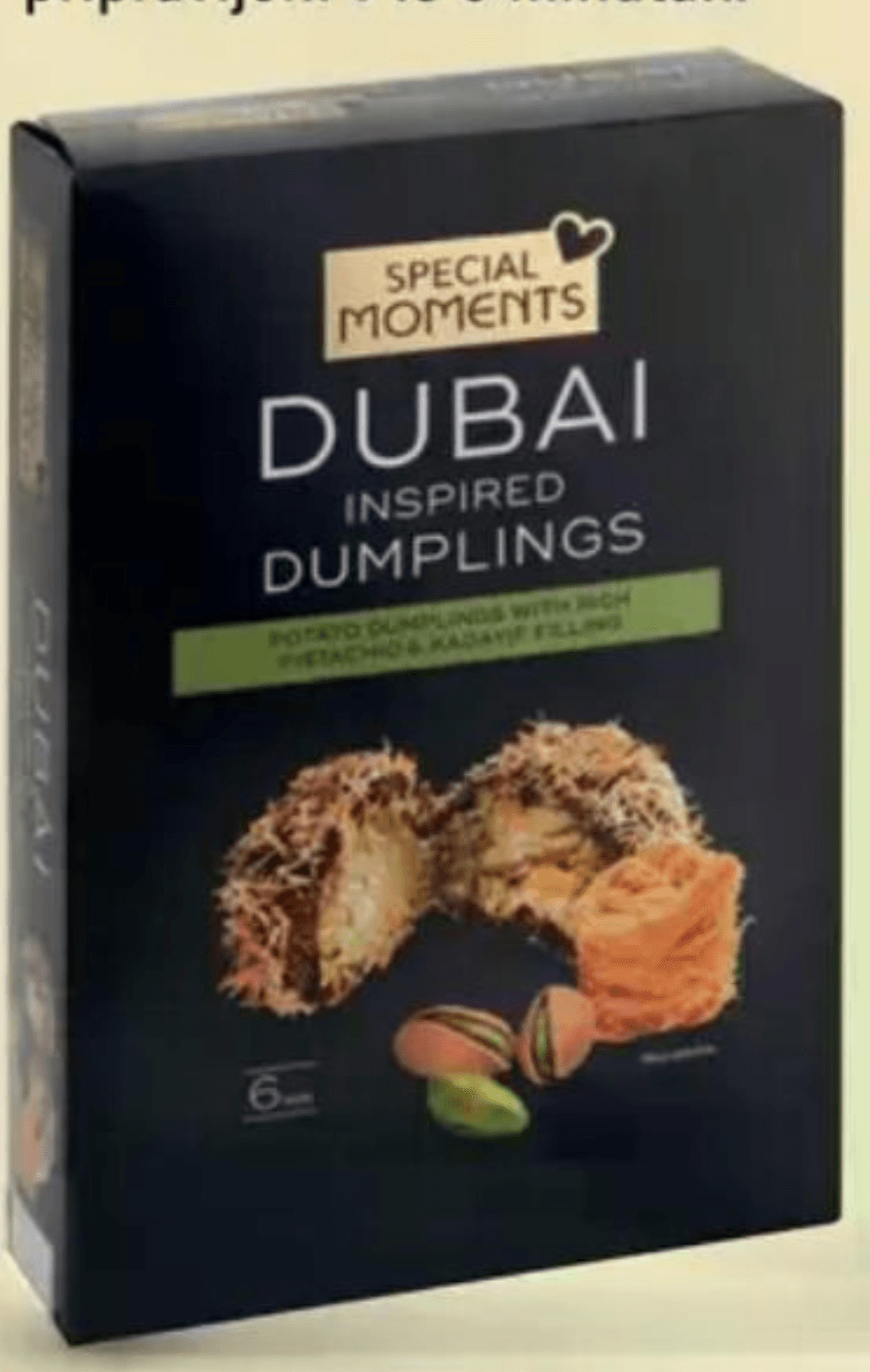 Cmoki s čokolado, pistacijo in kadaifom Special Moments 420 g - Akcija v trgovini Mercator