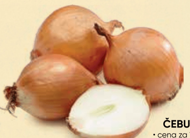 Čebula - Akcija v trgovini Tuš