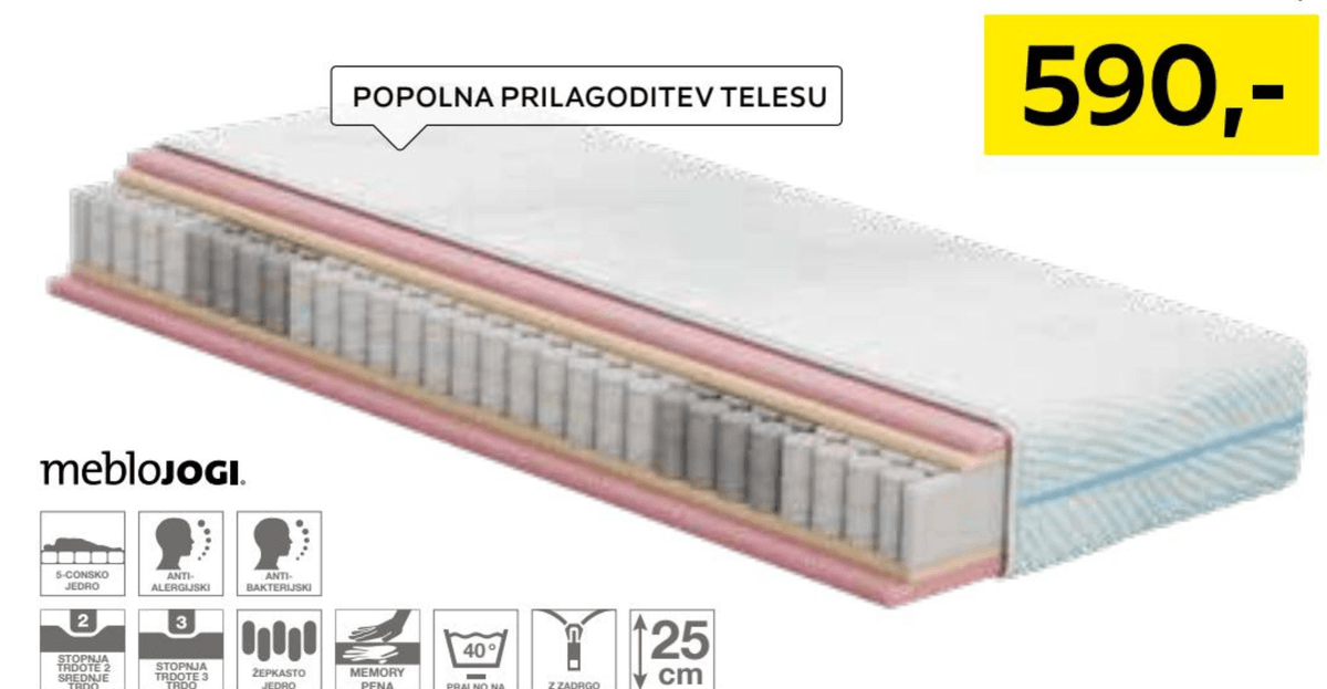 Vzmetnica - Akcija v trgovini Lesnina