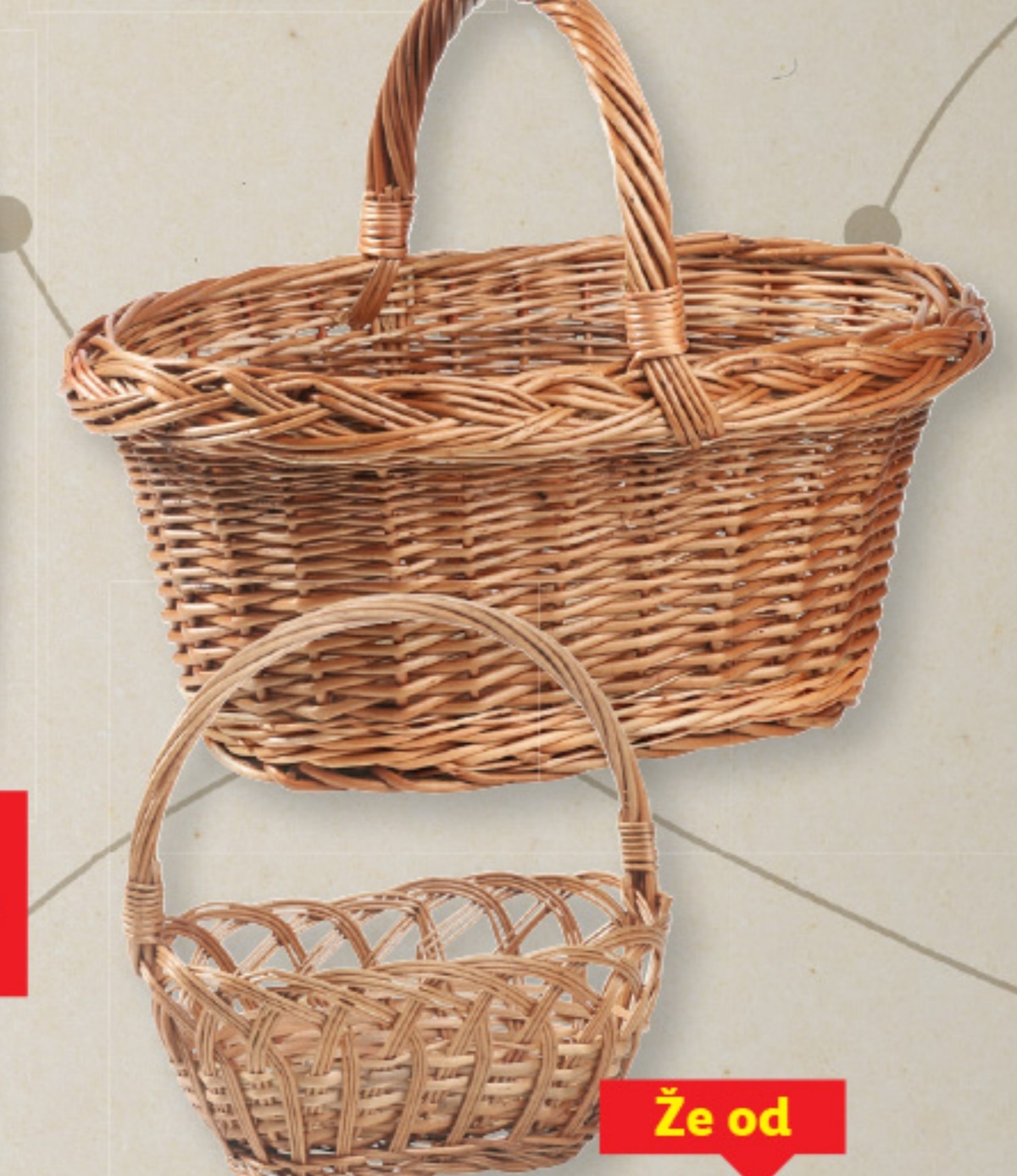 Pletena košara - Akcija v trgovini Lidl