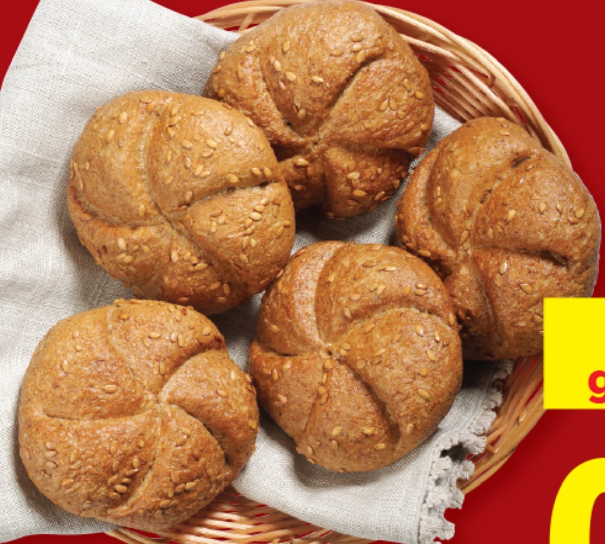 Polnozrnata kajzerica 60 g - Akcija v trgovini Lidl