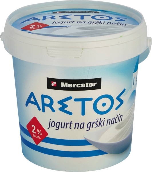 Jogurt na grški način 1 kg Mercator - Akcija v trgovini Mercator