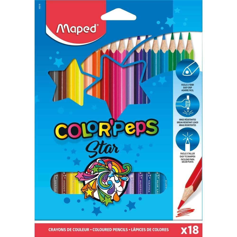Maped barvice Color'Peps Star 18/1 Akcija v trgovini E.Leclerc