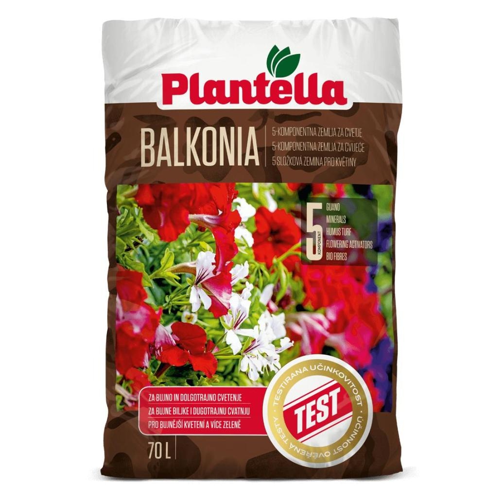 Zemlja za balkonsko in sobno cvetje Plantella Balkonia 45 l - Akcija v trgovini Pevex