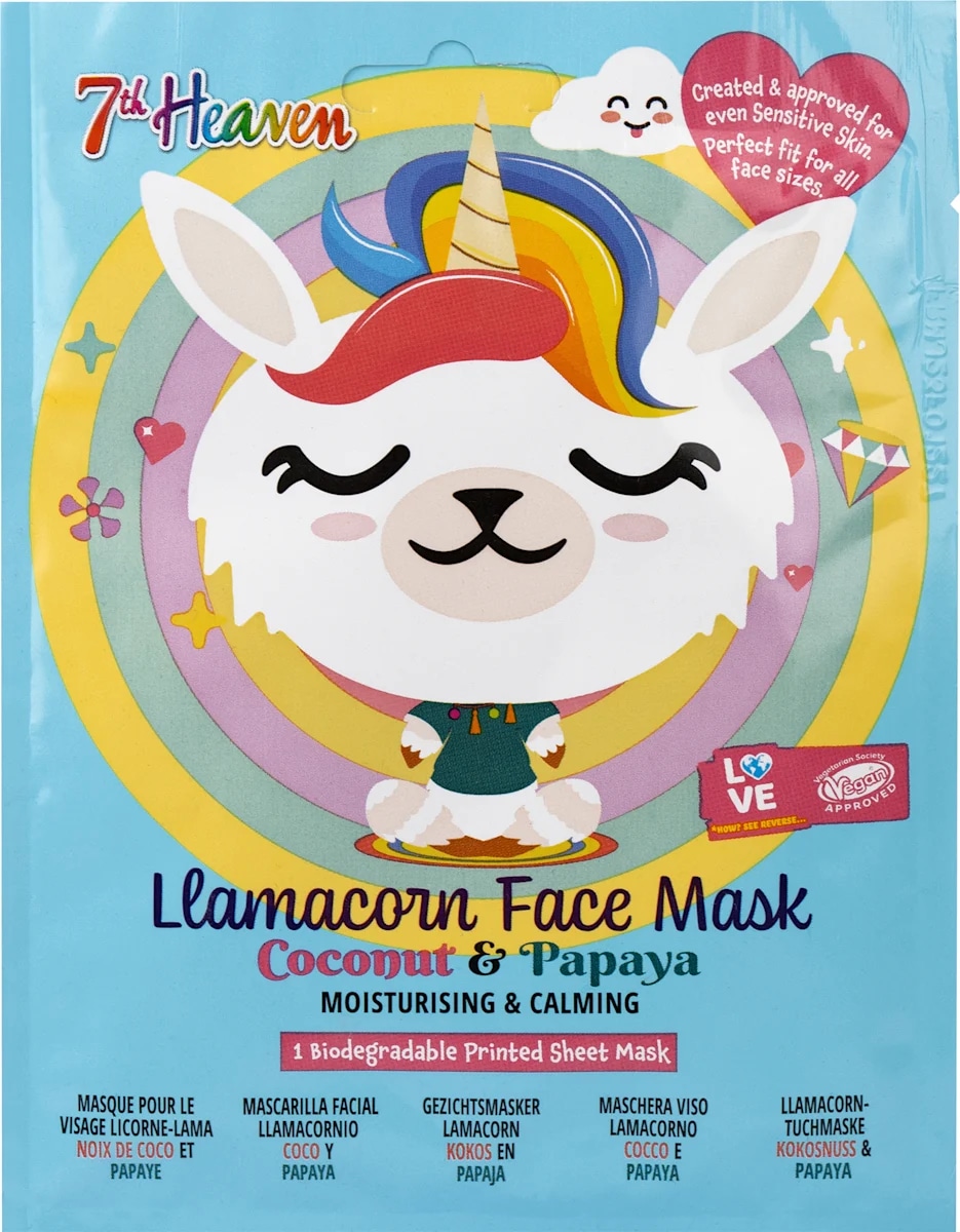 7th Heaven Llamacorn maska za obraz 1 kos - Akcija v trgovini Dm