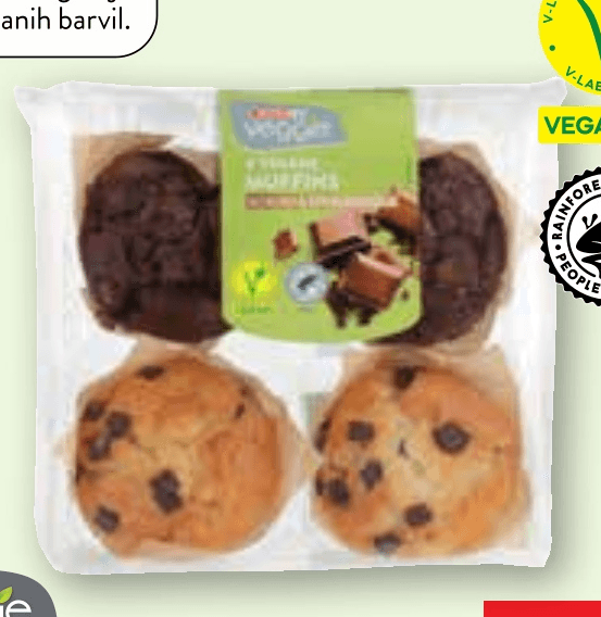 Veganski Mafini 360 g SPAR veggie - Akcija v trgovini Spar