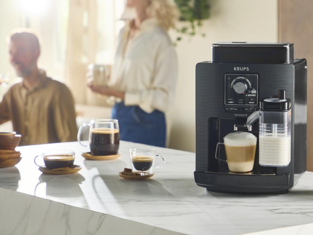 Avtomatski espresso aparat Intensity Milk EA5028E0 Krups Akcija v trgovini Merkur
