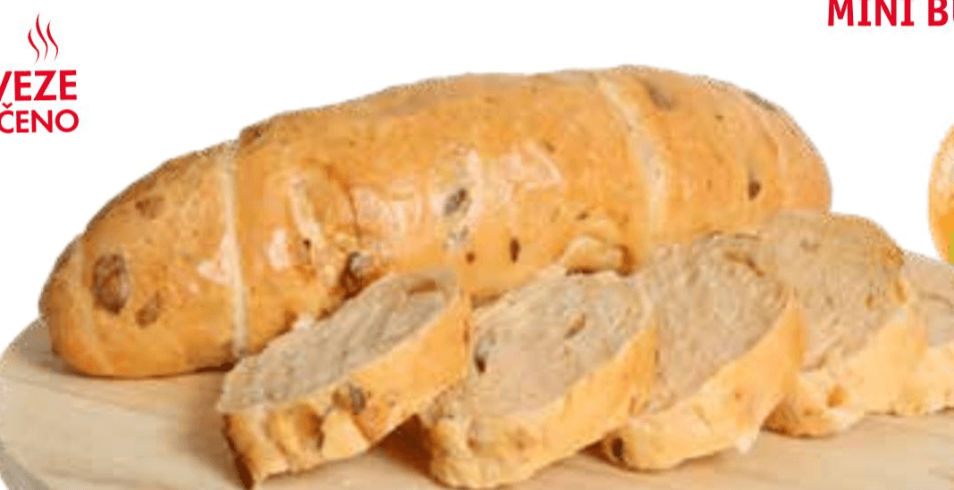 Mini bučna bagueta 120 g - Akcija v trgovini Jager