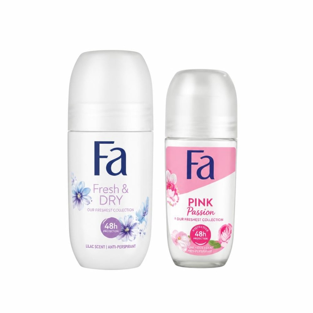 Ženski ali moški deodorant Fa sprej 2x 150 ml Akcija v trgovini E.Leclerc
