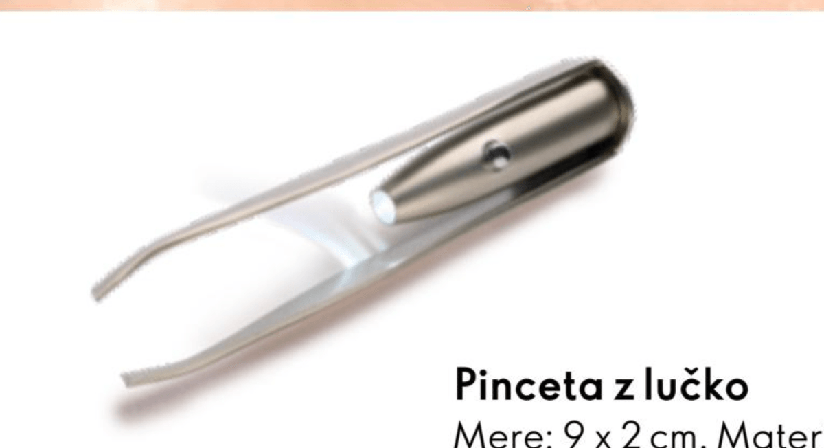 Pinceta z lučko - Akcija v trgovini Oriflame