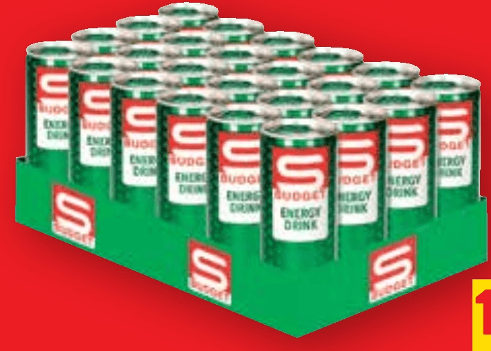 Energijski napitek 250 ml Budget - Akcija v trgovini Spar