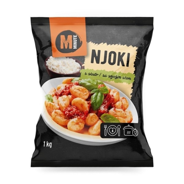 Krompirjevi njoki s skuto Minute 1 kg Mercator Akcija v trgovini Mercator