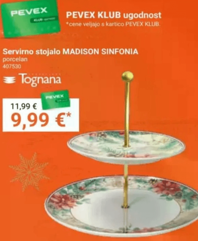 Servirno stojalo MADISON SINFONIA Tognana - Akcija v trgovini Pevex